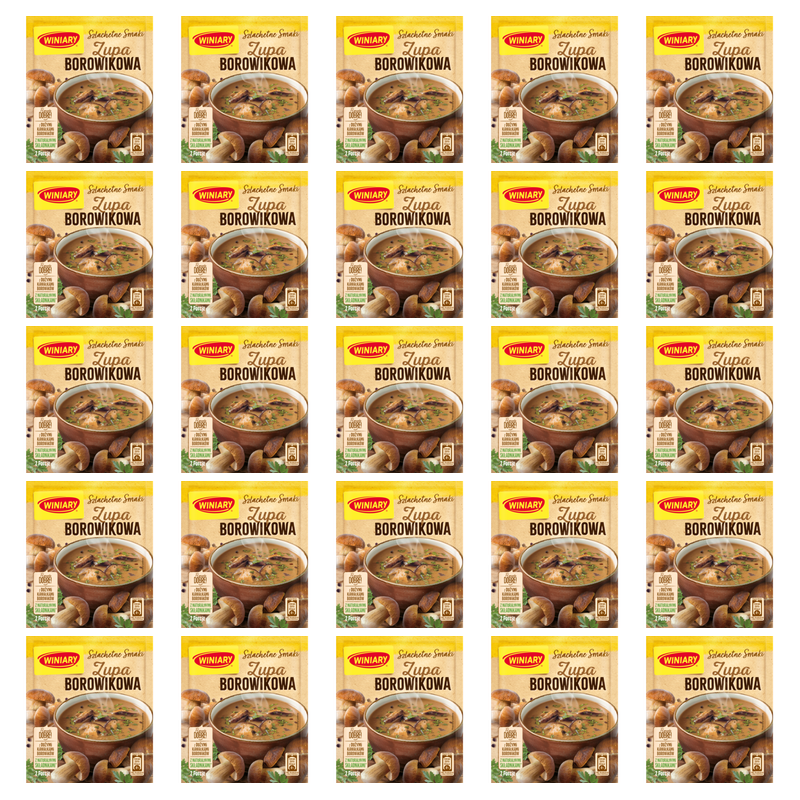 WINIARY Zupa borowikowa 44g X25